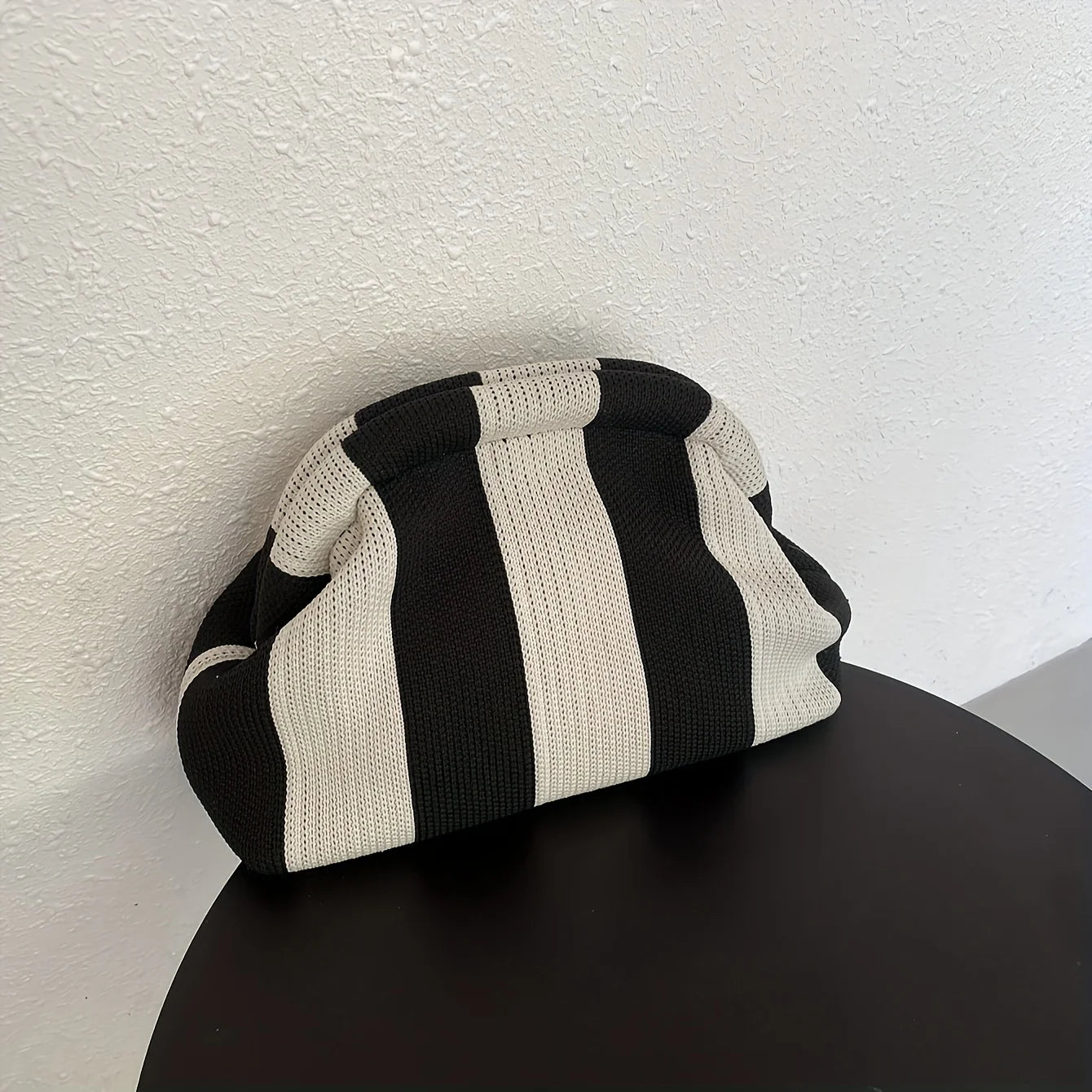 Striped Color-Block Clutch – Lightweight Multipurpose Coin Purse & Travel Pouch for Women